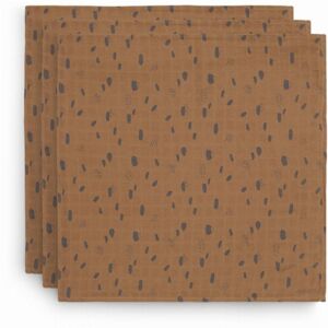 Jollein Lange gaze Coton Small 70x70cm Spot Caramel (3 pcs) par Jollein - Langes