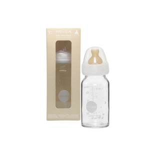 Hevea Biberon en verre 120 ml (1pc) - Biberon en verre