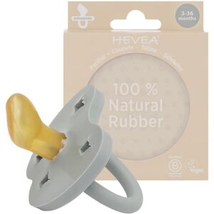 Hevea Tétine physiologique caoutchouc naturel 3-36 mois - Bleu - Sucette