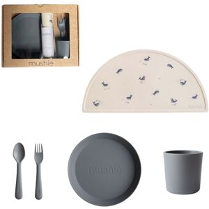 Mushie Coffret cadeau Repas Mushie - Smoke - Coffret repas