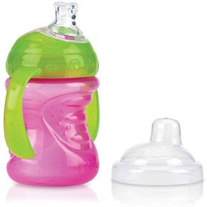 Nuby Nûby Gobelet Anti-Goutte Swirl -240ml-6M Rose - Publicité