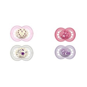 MAM Start Pure Lot de 2 tétines pour bébé de 0 à 2 mois en matériau durable  et biorenouvelable, tétine en silicone SkinSoft, avec étui pour tétine