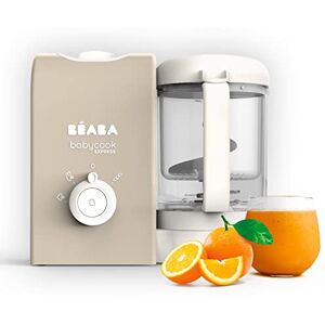 Béaba BEABA, Babycook Express, Robot Bébé 4 en 1 Mixeur-Cuiseur, Cuisson Express 15min, Mixage sur-mesure, Cuisson Vapeur Douce et Saine, Décongélation, Texture Homogène, Capacité 1 250 ml, Terre d'argile - Publicité