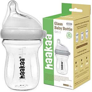 haakaa® Gourde bébé compressible pour compote/purée 130 ml, lot de 2