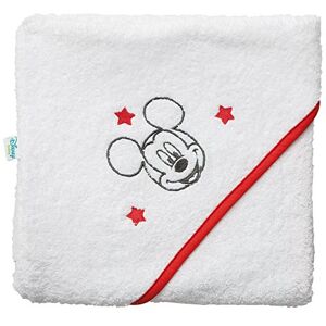 Babycalin Cape de bain brodée Mickey, 80 x 80 cm (Lot de 1) - Publicité