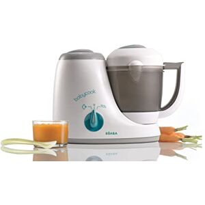 Béaba , Babycook Original, Robot Bébé 4 en 1 Mixeur-Cuiseur, Cuisson Vapeur, Décongélation, Panier cuisson, Cuisson des aliments ultra saine, Livre recette, 800ml - Publicité