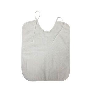 Lot de 6 Bavoirs adulte pour des personnes âgées 50x70cm, 100%coton