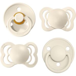 BIBS Coffret de 4 sucettes Try It Ivory (0-6 mois) - Publicité