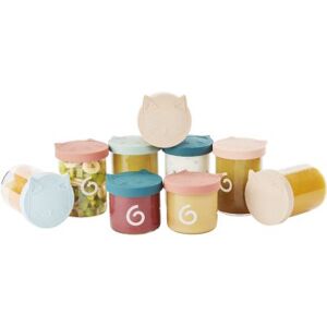 Babymoov Lot de 9 pots de conservation Isy Bowls (6 x 250ml + 3 x 120ml) - Publicité