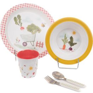 Coffret repas printemps Gabrielle l'abeille (5 pièces)