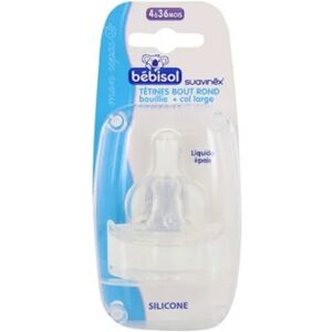 Bebisol Tétine Silicone Mouv Col Large 1.0 1ut