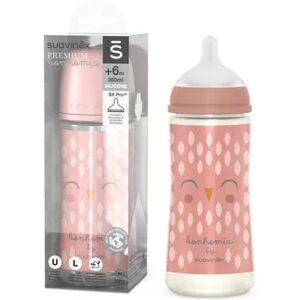 Suavinex Premium Bonhomia Biberon Poly Rose 360ml - Publicité