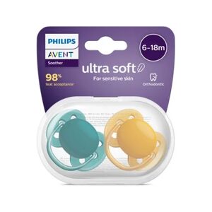 Sucette en Silicone Ultra Soft 6 - 18 Mois 2uts