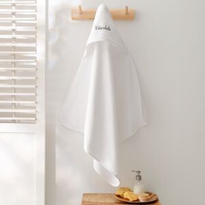 Colombine des petits Cape de bain bébé personnalisable - Colombine des petits Blanc Cape de bain : 80x80cm