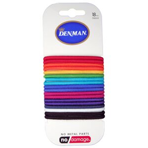 Denman 18 elastiques coloris assortis 4 mm