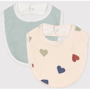 Petit Bateau Lots de 2 bavoirs imprimes bebe Variante 2 TU