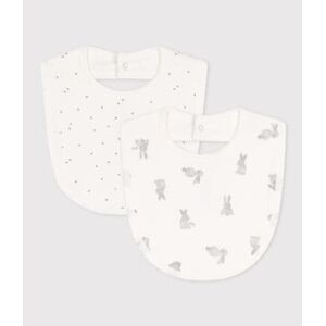 Petit Bateau LOT DE 2 BAVOIRS BÉBÉ EN COTON Variante 2 TU