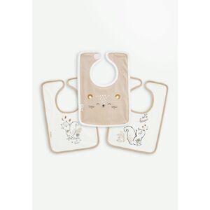 Petit Beguin Lot de 3 bavoirs bebe mixte Noisette