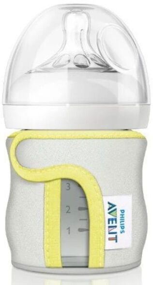 Avent Housse Jaune Nylon pour Biberon Verre 120ml