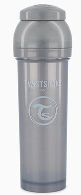 TWISTSHAKE® Twistshake Biberon anti-colique dès 0 mois PP 330 ml Pearl Grey