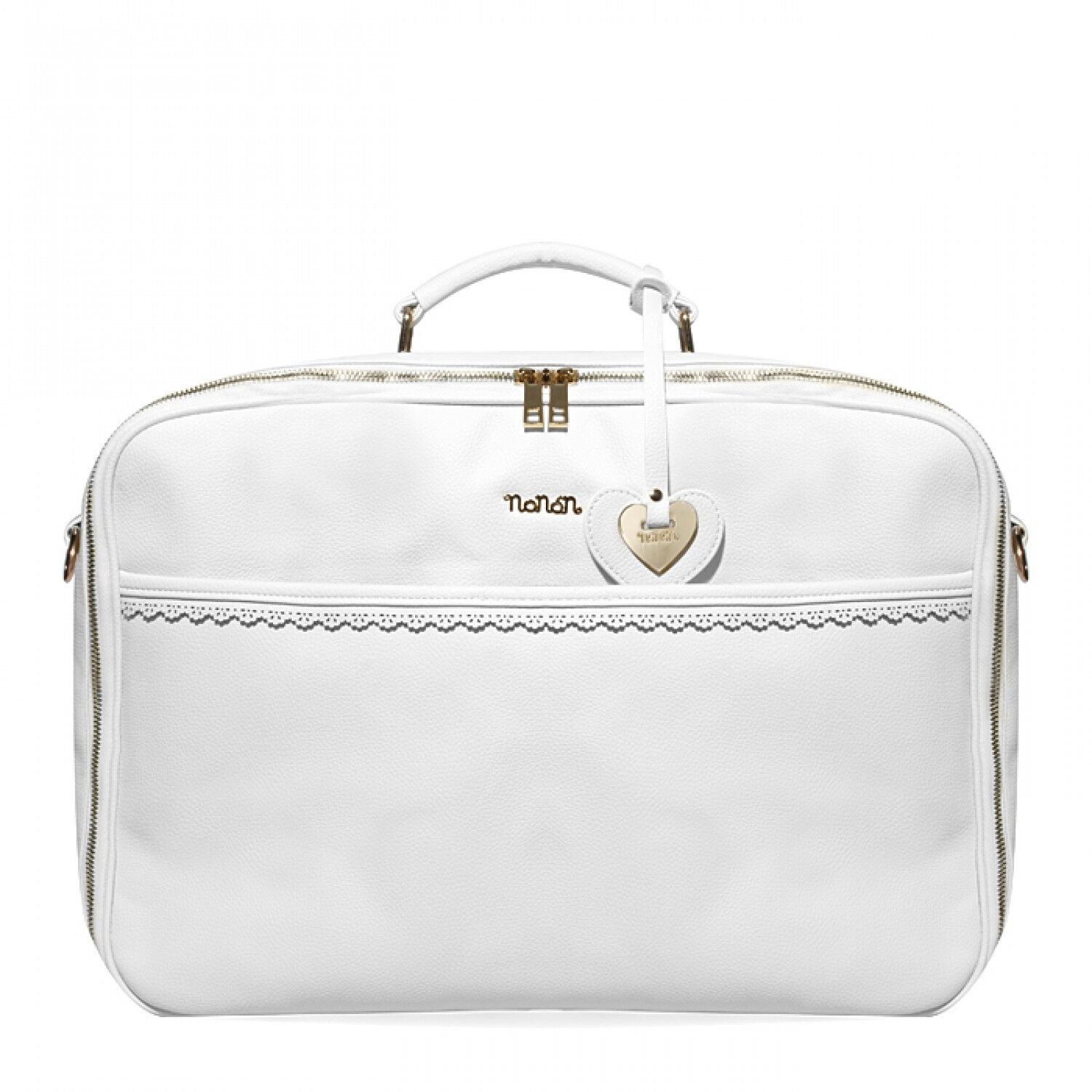 Nanan Mother Bag Nanan Faux Cuir Blanc