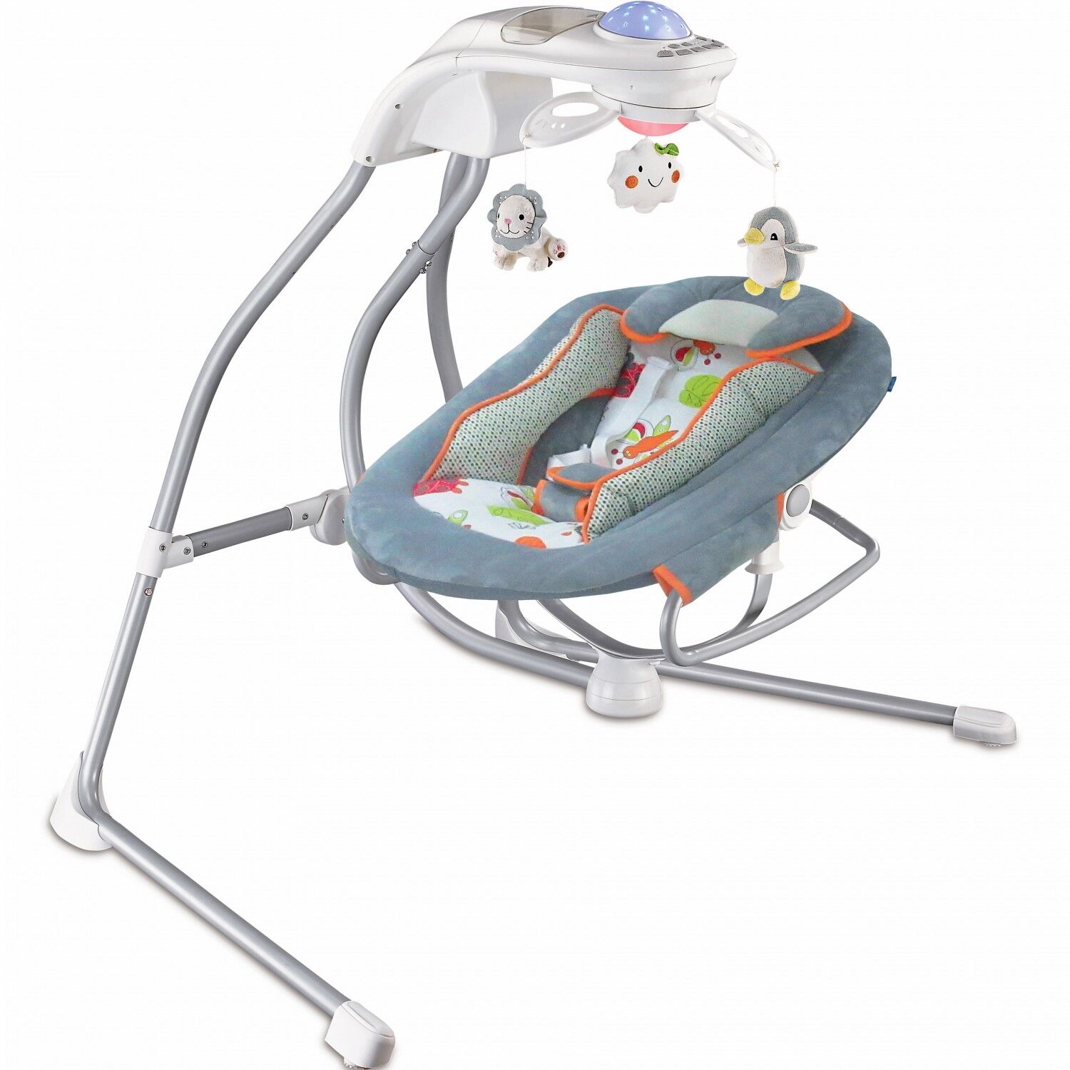 Baby Mix Baby Rocker Swing Mix Gris