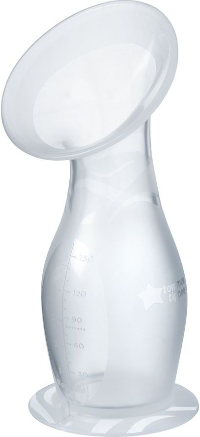 TOMMEE TIPPEE Made for Me Silicone Manual Breast Pump - Transparent, Transparent