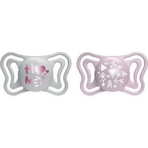 Chicco PhysioForma - Light Succhietto 2-6M Tettarella in Silicone Rosa, 2pz