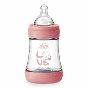 Chicco Perfect 5 - Biberon 0M+ Flusso Lento Capacità 150ml Colore Rosa