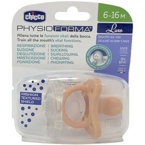 Chicco PhysioForma - Soft Luxe 6-16M Succhietto in Silicone Bimba, 2 pezzi