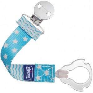 Chicco Fashion Clip Salvasucchietto 0M+ Colore Azzurro, 1 Pezzo