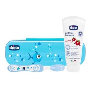 Chicco Set Dentale Azzurro Fluoro