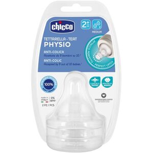 Chicco Tettarella Perfect5 In Silicone Flusso Medio +2 Mesi 2 Pezzi