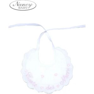 NANCY BABY Bavetta Art 1428 Colore A Scelta Misura Unica BIANCO-CIELO UNICA