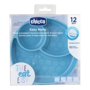 Chicco Ch Piatto Silicone Ventosa Bl