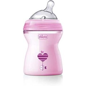 Chicco Ch Bib Nat-Feel 2m+ Girl 250ml