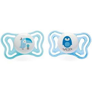 Chicco Succhietto Light Boy Silicone 2-6 Mesi 2 Pezzi