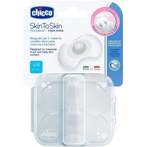 Chicco Skin To Skin Paracapezzoli Silicone Small 2 Pezzi