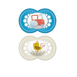 Baby Italia Mam Original Succhietti in silicone per bimbo 16+ mesi