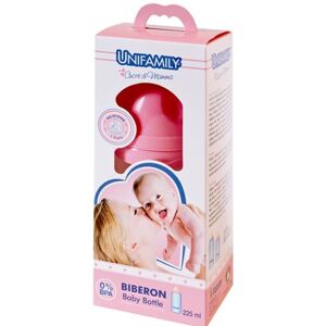 Unifamily Srl UNIFAMILY Biberon Silic.Girl 225ml