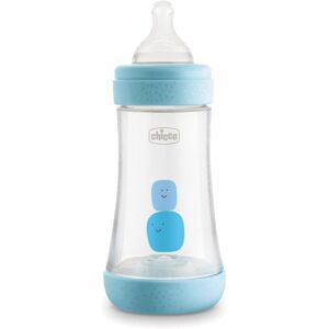 Chicco Perfect 5 Biberon 240ml Azzurro Flusso Medio - L'Alimentazione Perfetta per il Tuo Bambino