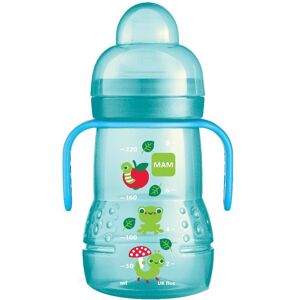 Baby Italia Mam Trainer biberon e tazza colore azzurro 4+ mesi 220ml