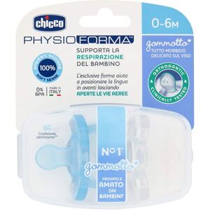 Chicco Artsana PhysioForma® Succhietto Gommottino in Silicone 2-6 mesi Azzurro