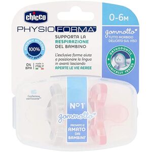 Chicco Artsana PhysioForma® Succhietto Gommottino in Silicone 0-2 mesi Rosa