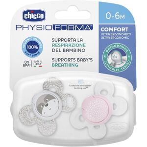 (artsana) Chicco Succhietto Comfort Girl Silicone 6-12 Mesi 2 Pezzi