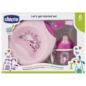 Chicco CH Set Pappa Rosa C/Cucch.6m+