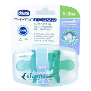 Chicco Gommotto Physio Silicone Bimbo 6-16 Mesi 2 Pezzi