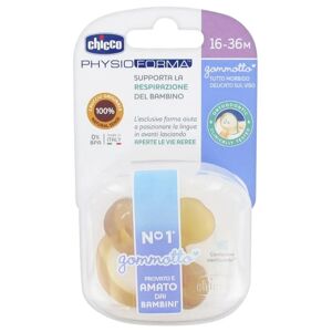 Chicco Physio Soft Gommotto Ciuccio in Lattice 16-36 Mesi