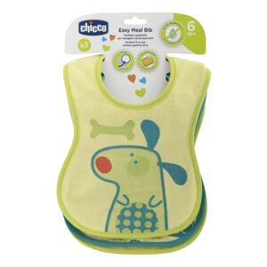 Chicco Tris di Bavaglini Pappa +6m Neutri