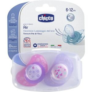 Chicco Succhietto Air Silicone Girl 6-12m 2 Pezzi